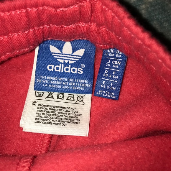 Adidas Logo sweatshirt w/ matching pants-6 months - Picture 3 of 3